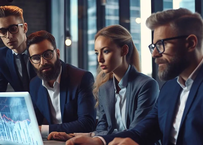 Equipe à l'écoute de l'assurance temporaire en ligne