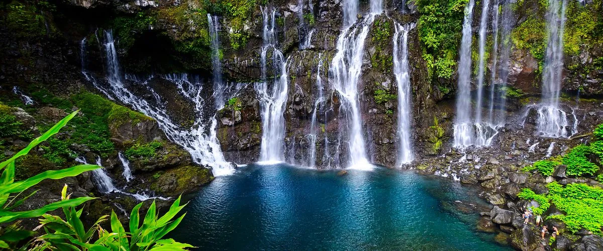 Cascade de la rivière Langevin Réunion