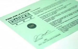 Document Carte verte d'assurance temporaire