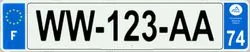 Exemple de plaque WW