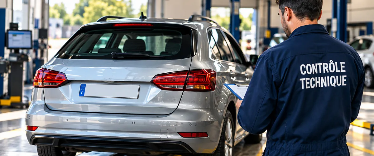 Voiture au contrôle technique - Assurance temporaire