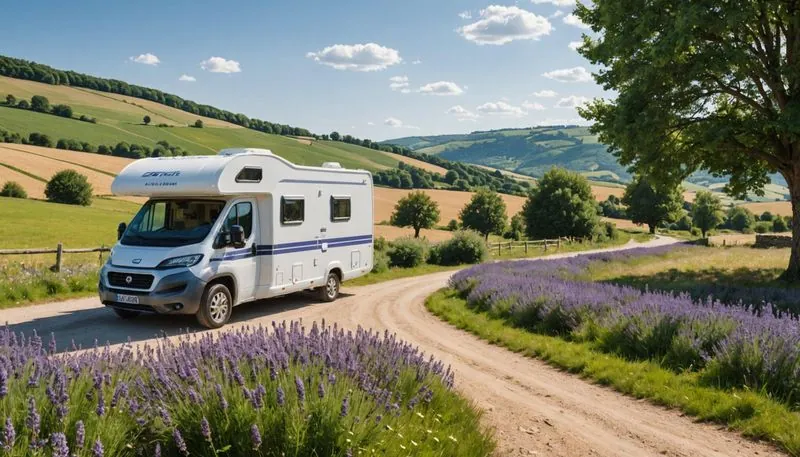 Camping-car utilisé pour un déplacement ponctuel