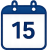 Calendrier 15 jours