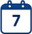 Calendrier 7 jours